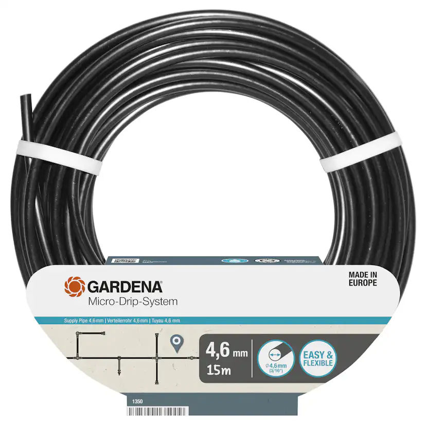 Försörjningsrör Gardena Micro-Drip-System 4,6 mm