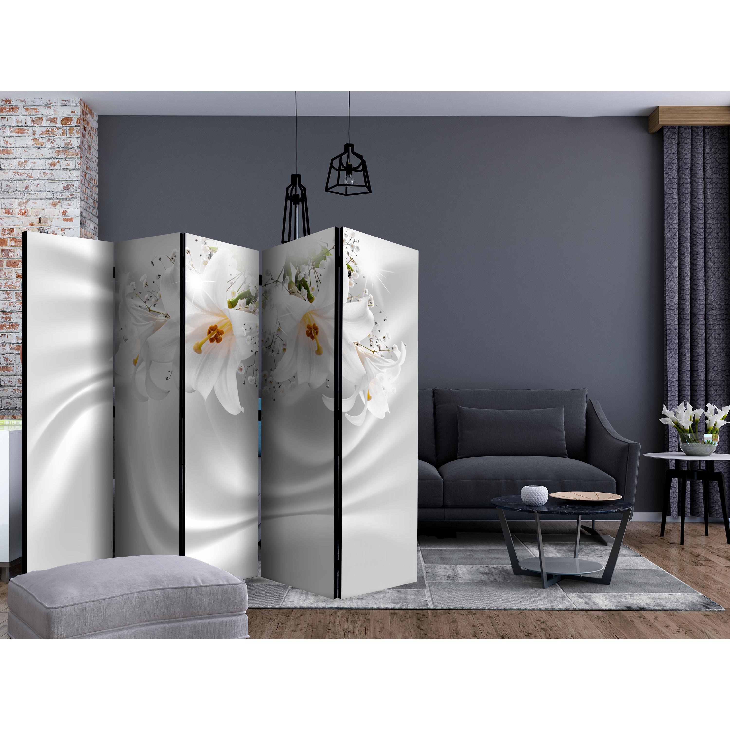 Rumsavdelare Skärmvägg Arkiio Royal Whiteness II 225x172 cm