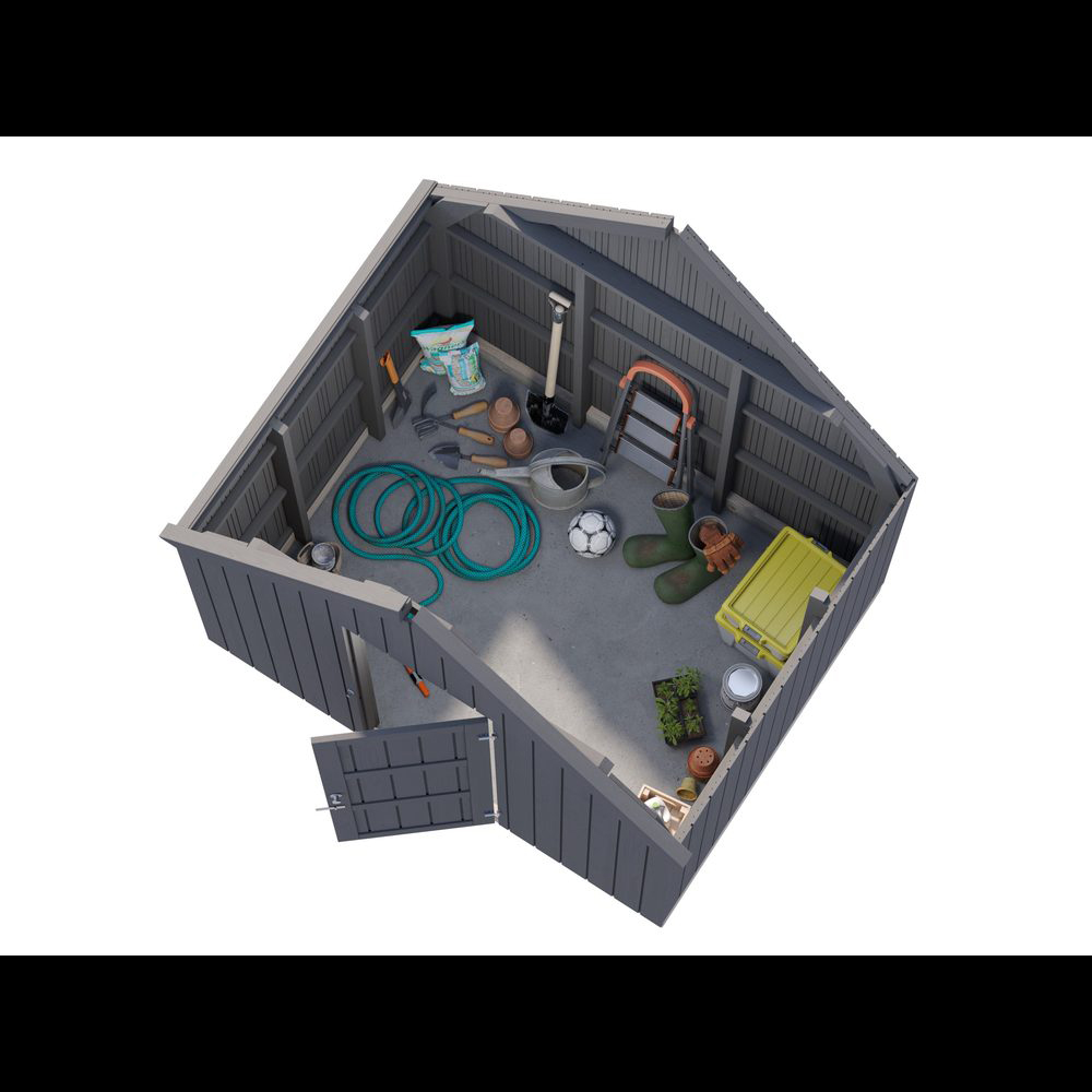 Förråd Palmako Emilia 4,4 m² (inv 4,0 m²)