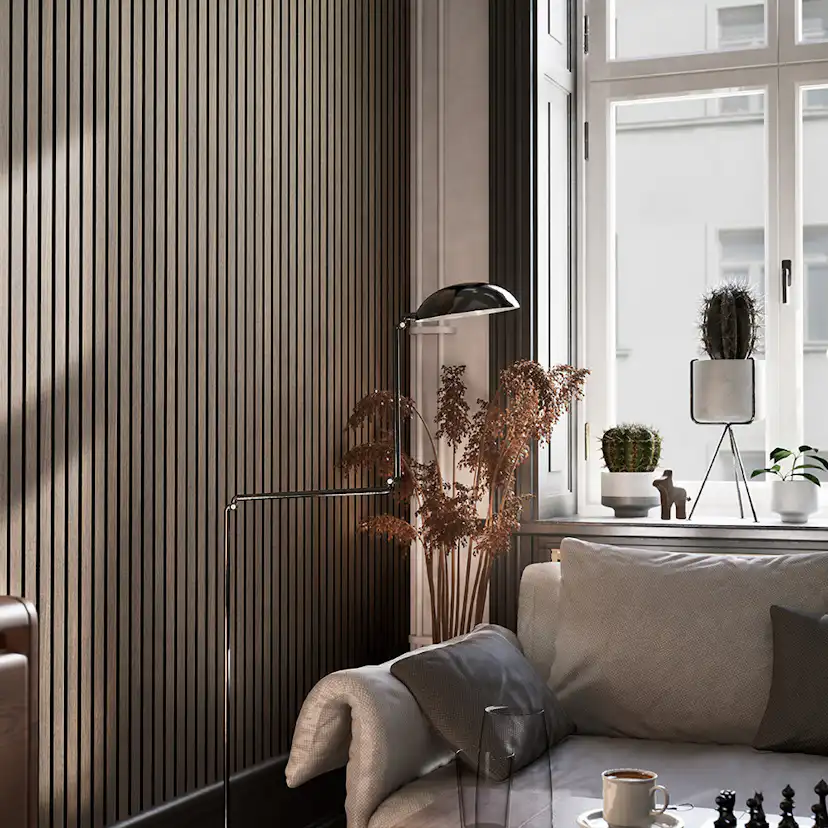 Akustikpanel Lundbergs 2780x615x20 mm 14 Ribbor