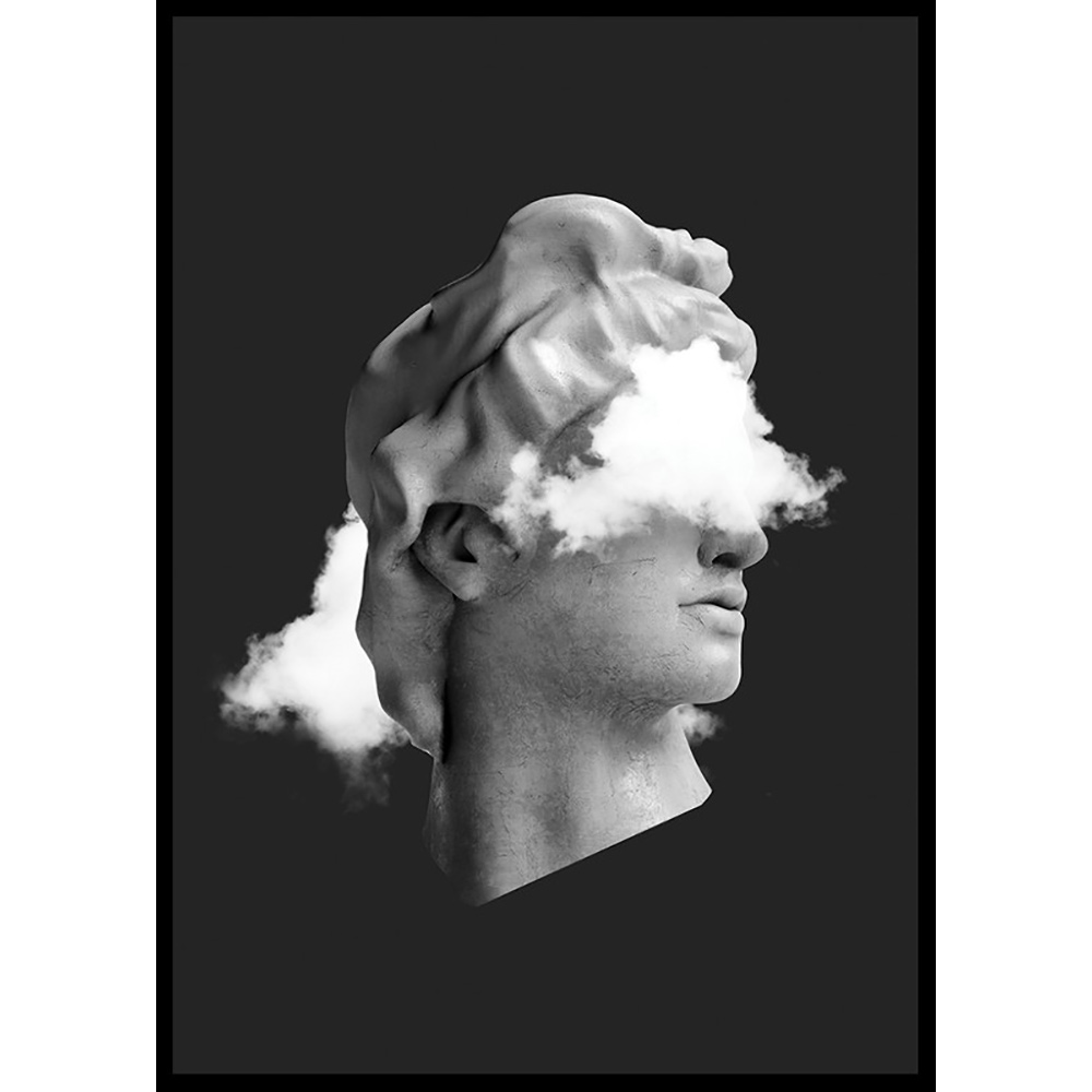 Poster Gallerix Clouded Statue