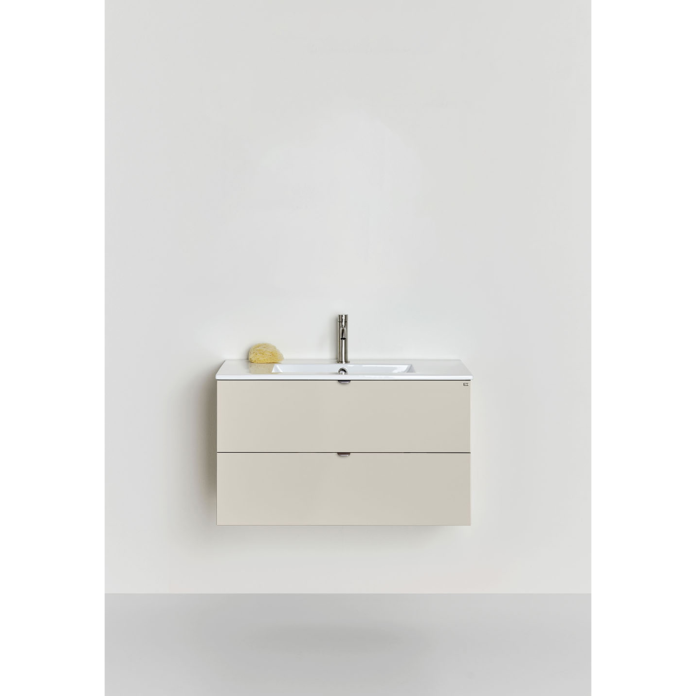 Tvättställsskåp Hafa Go 2 Lådor med Tvättställ Beige