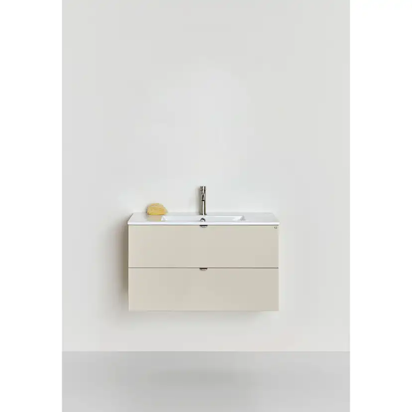 Tvättställsskåp Hafa Go 2 Lådor med Tvättställ Beige
