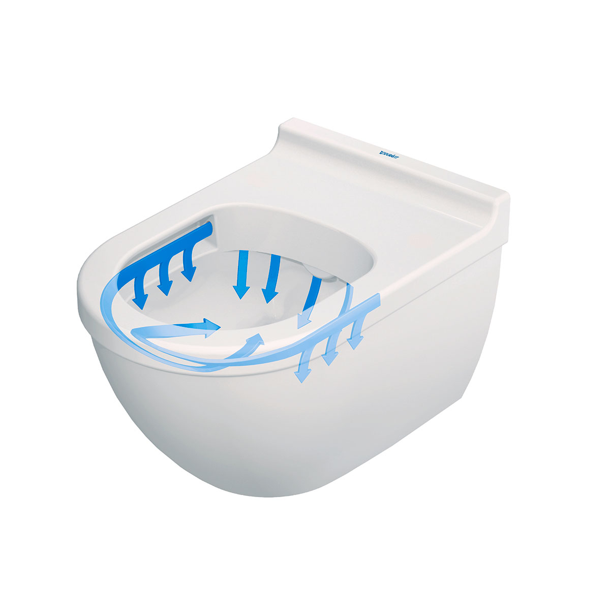 Vägghängd Toalettstol Duravit Starck 3 Rimless