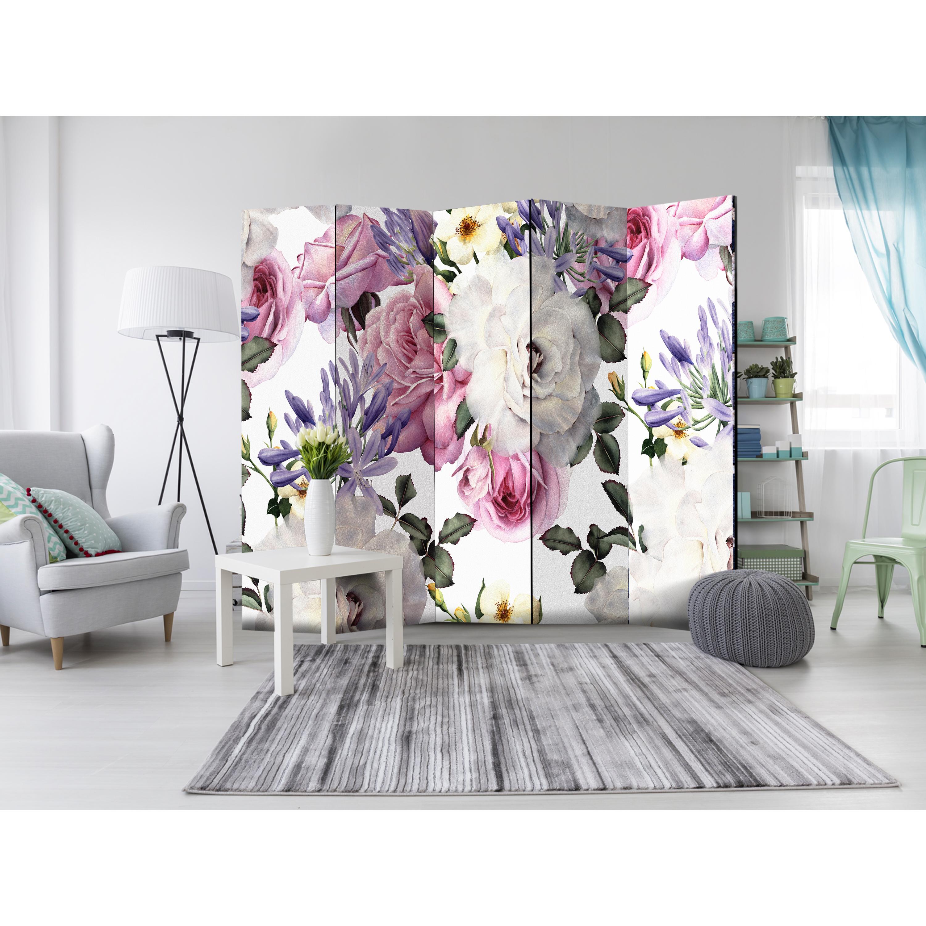 Rumsavdelare Skärmvägg Arkiio Floral Glade II 225x172 cm