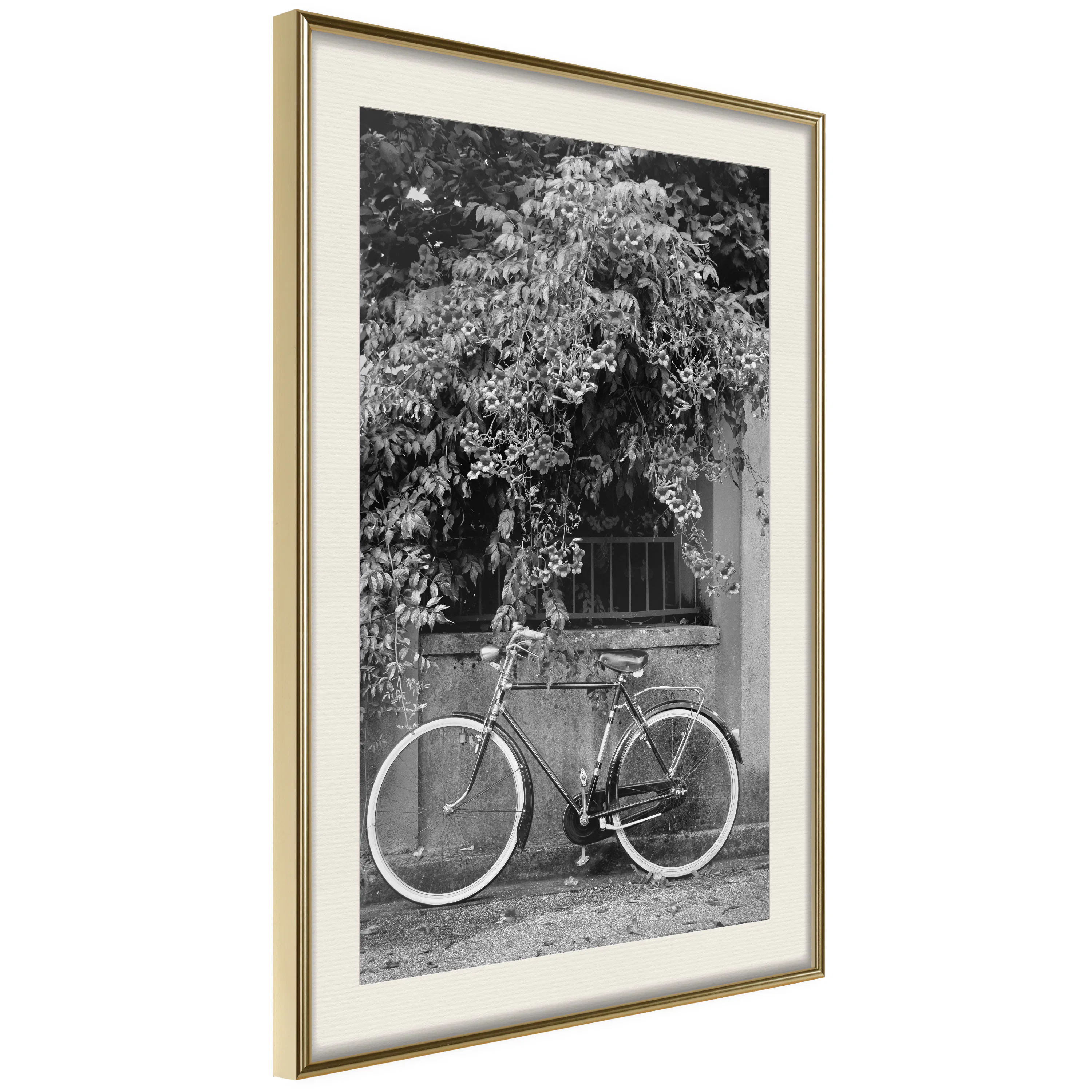 Poster Artgeist Affisch Bicycle and Flowers