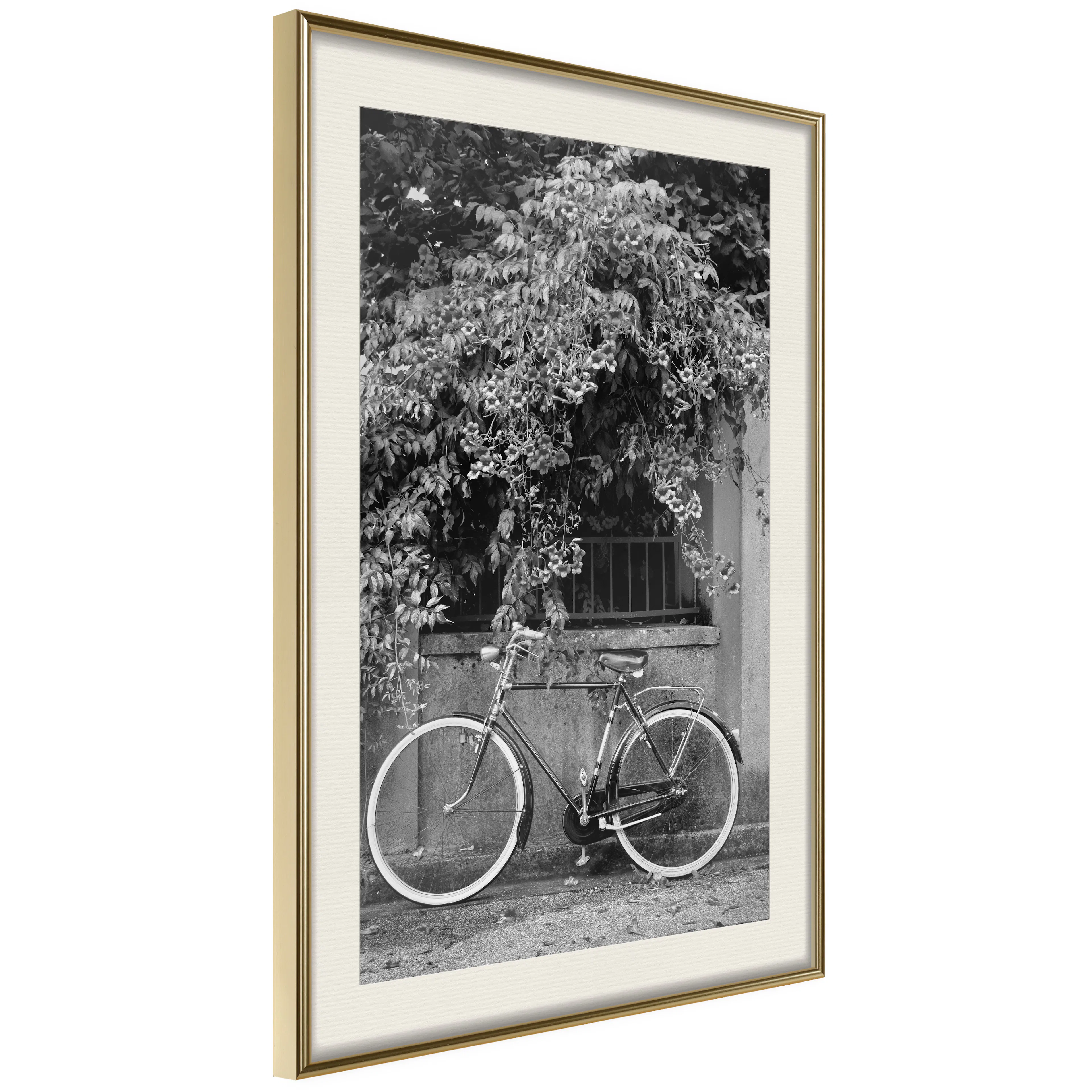 Poster Artgeist Affisch Bicycle and Flowers