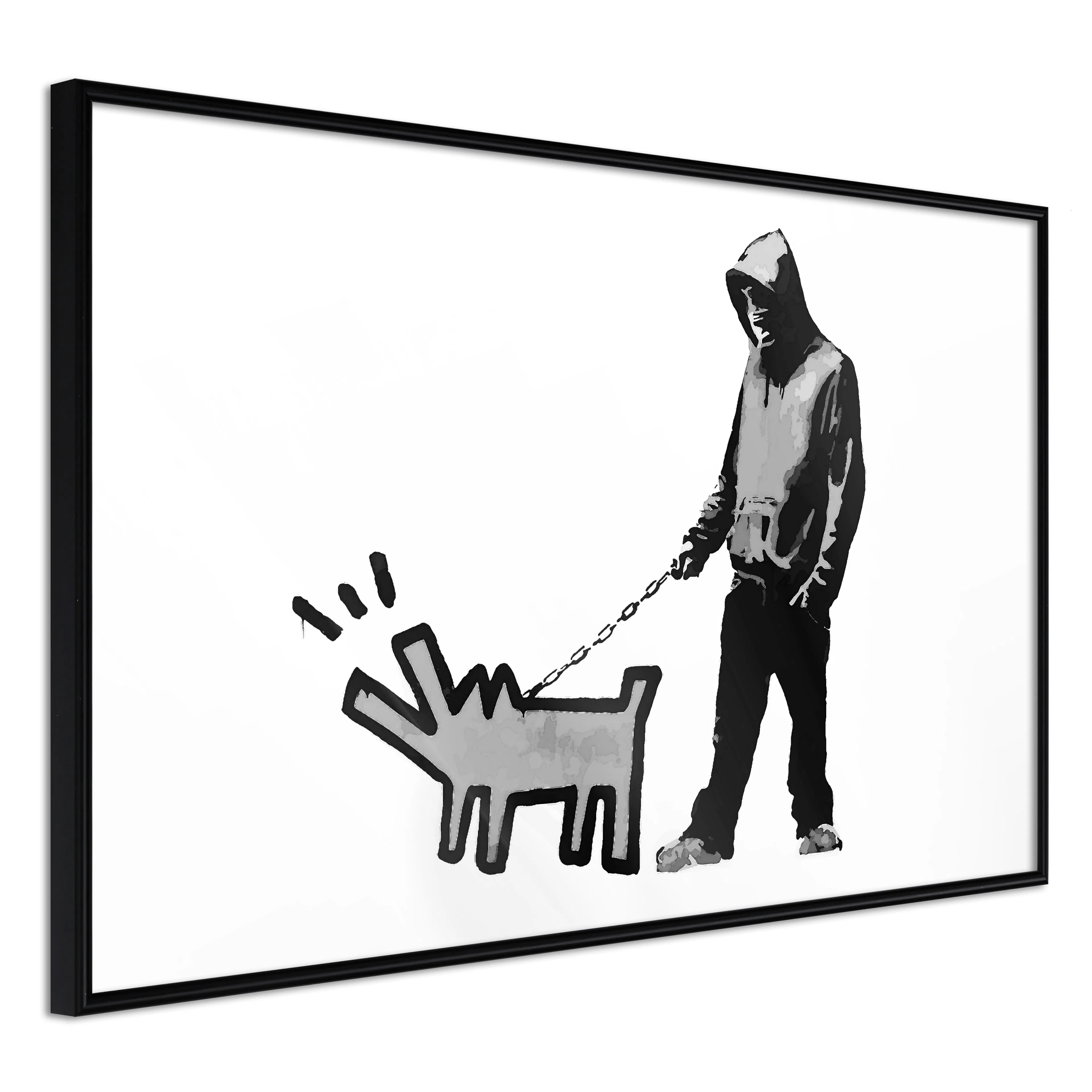 Affisch - Dog Art [Poster] 30x20 Svart ram, 30x20 cm