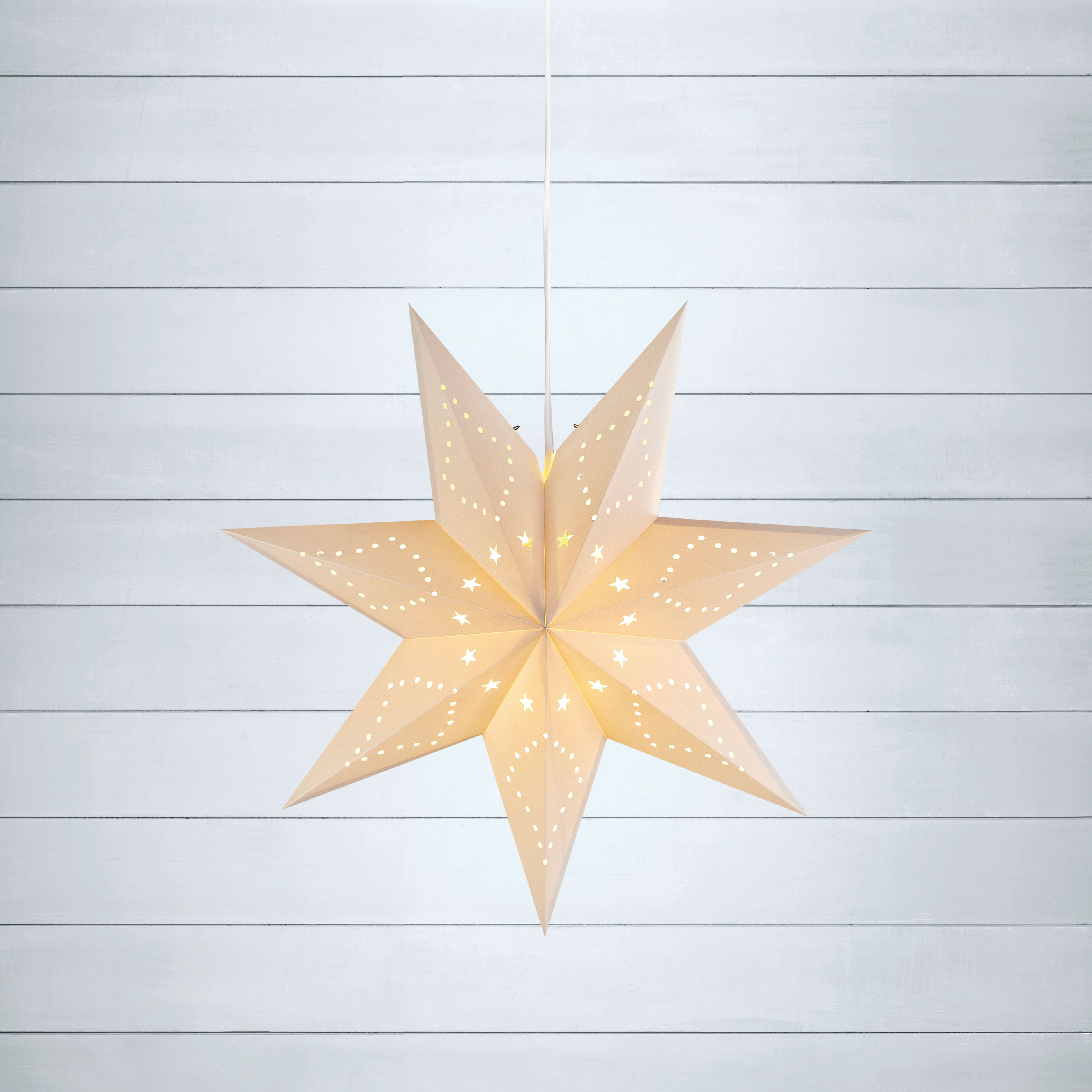 Adventsstjärna Markslöjd Saturnus 45 cm Hängande