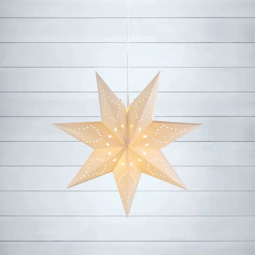 Adventsstjärna Markslöjd Saturnus 45 cm Hängande