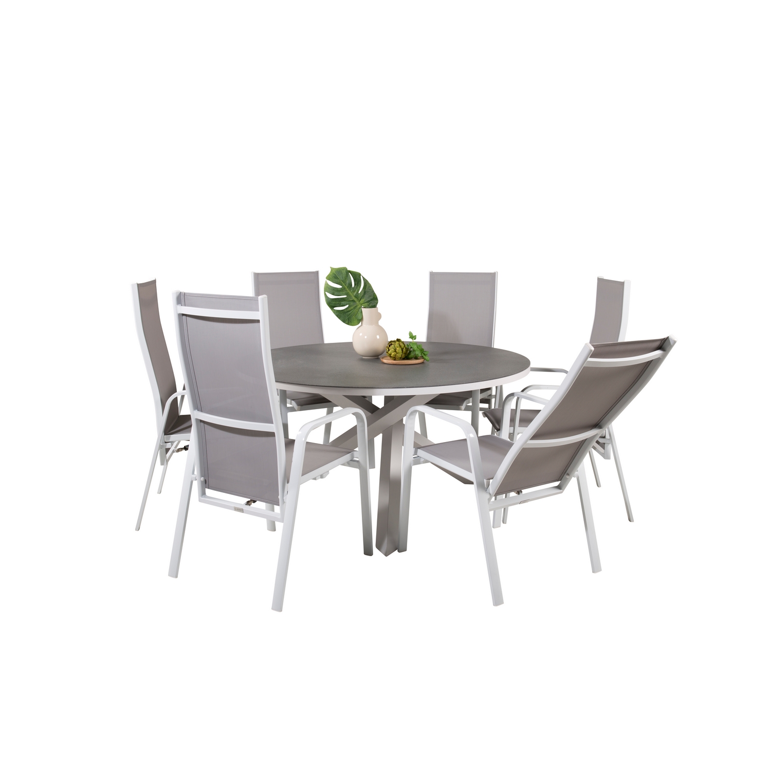 Matgrupp Venture Home Copacabana med 6 Copacabana Recliner Stolar