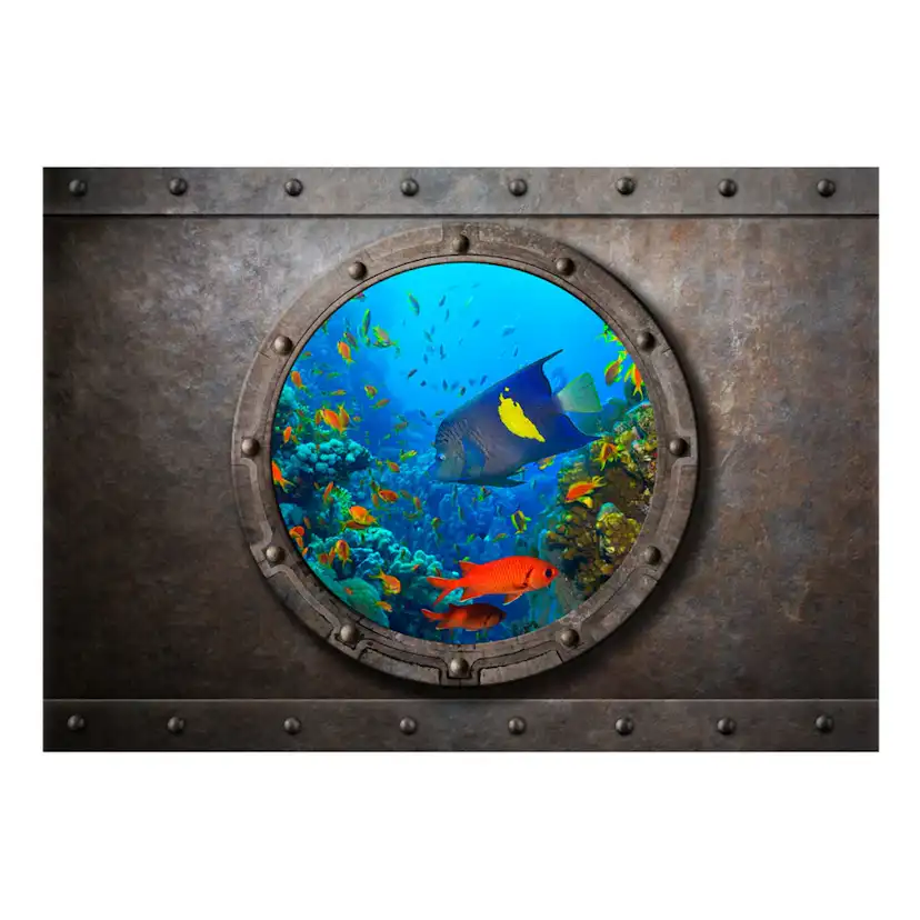 Fototapet Arkiio Självhäftande Submarine Window
