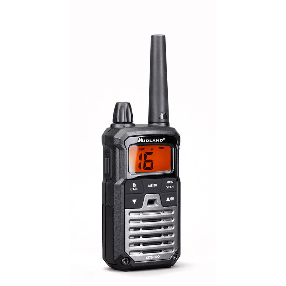 Walkie Talkie Midland XT70 Pro Duo Svart/Mörkgrå