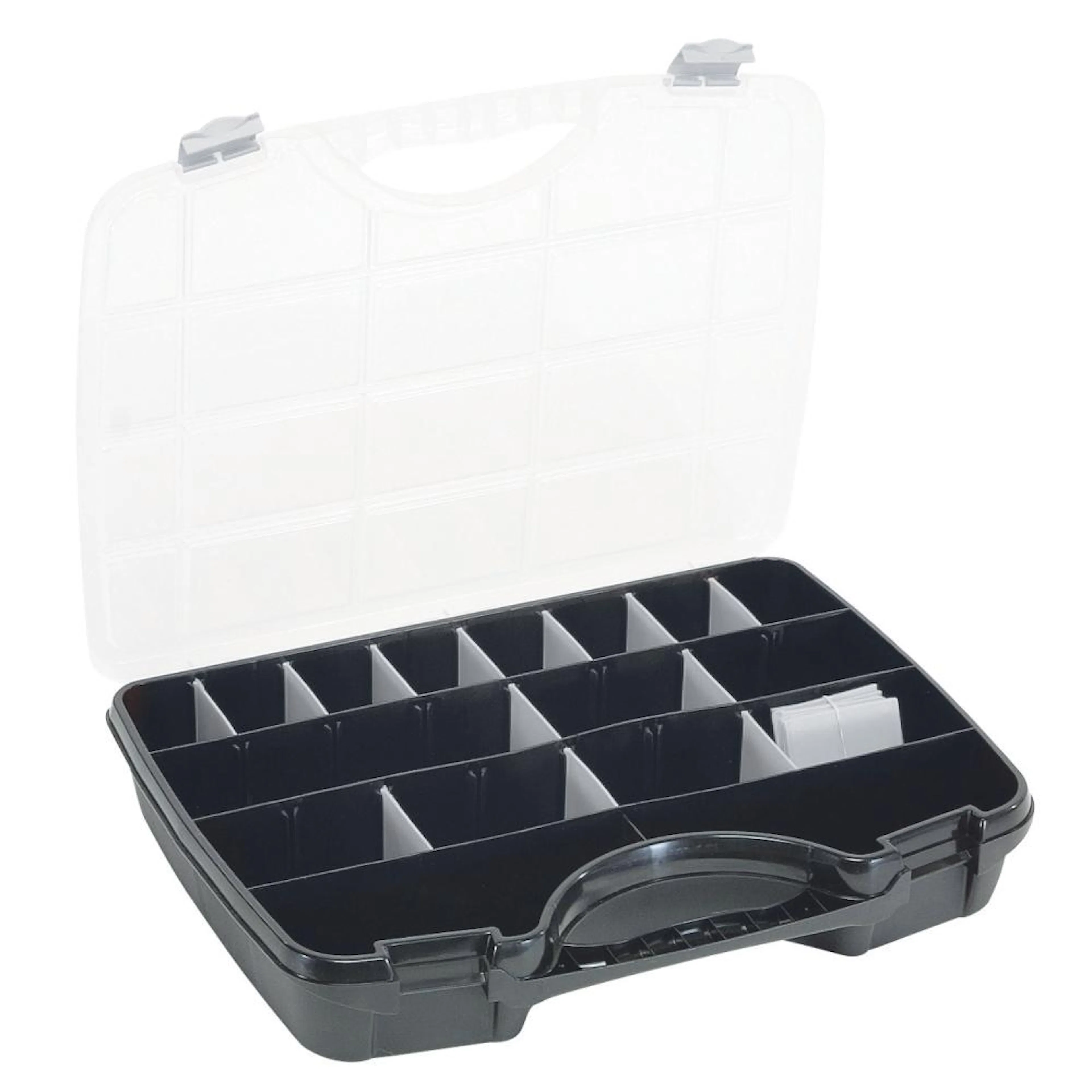Sortimentbox A47 Svart/silver Raaco