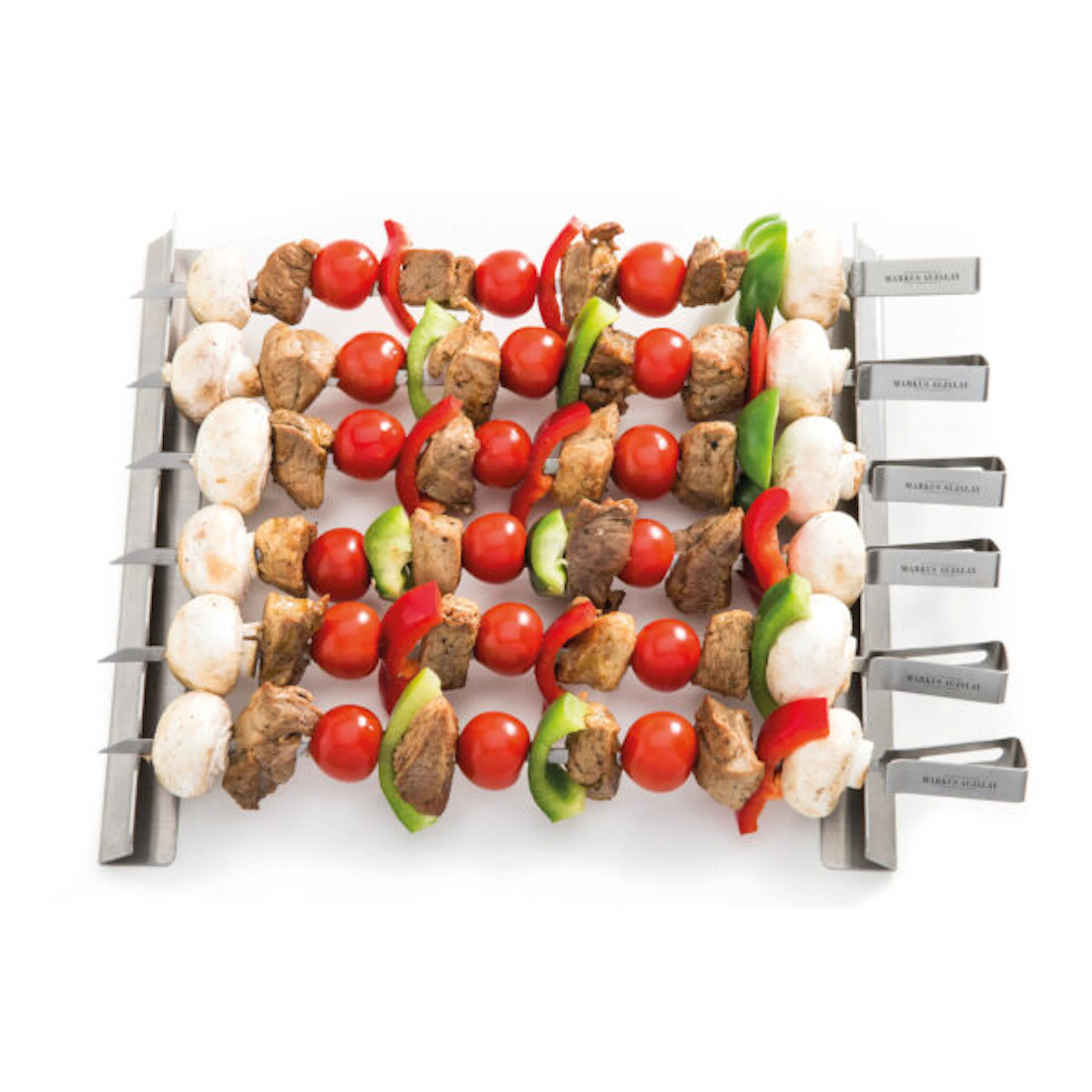 Grillspett Markus Aujalay 8-delar 16x37 cm Silver