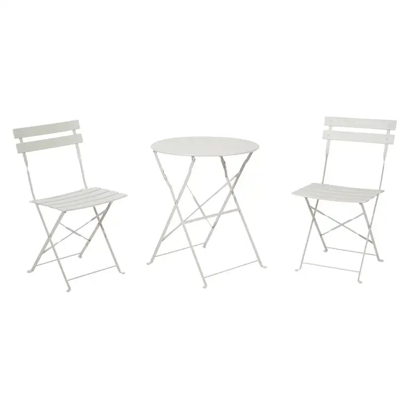 Caféset Outfit Sam 2st Fällbara Stolar med Bord Ø60 cm