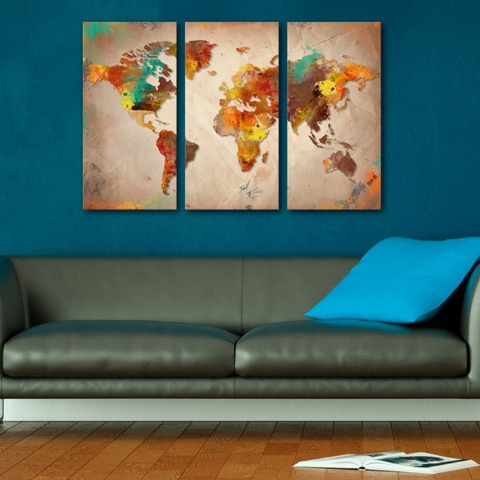 Tavla Arkiio Painted World Triptych