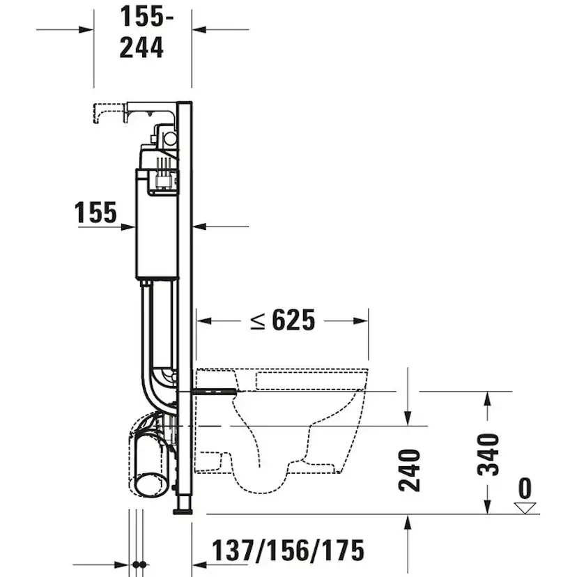 Spolplatta Duravit DuraSystem