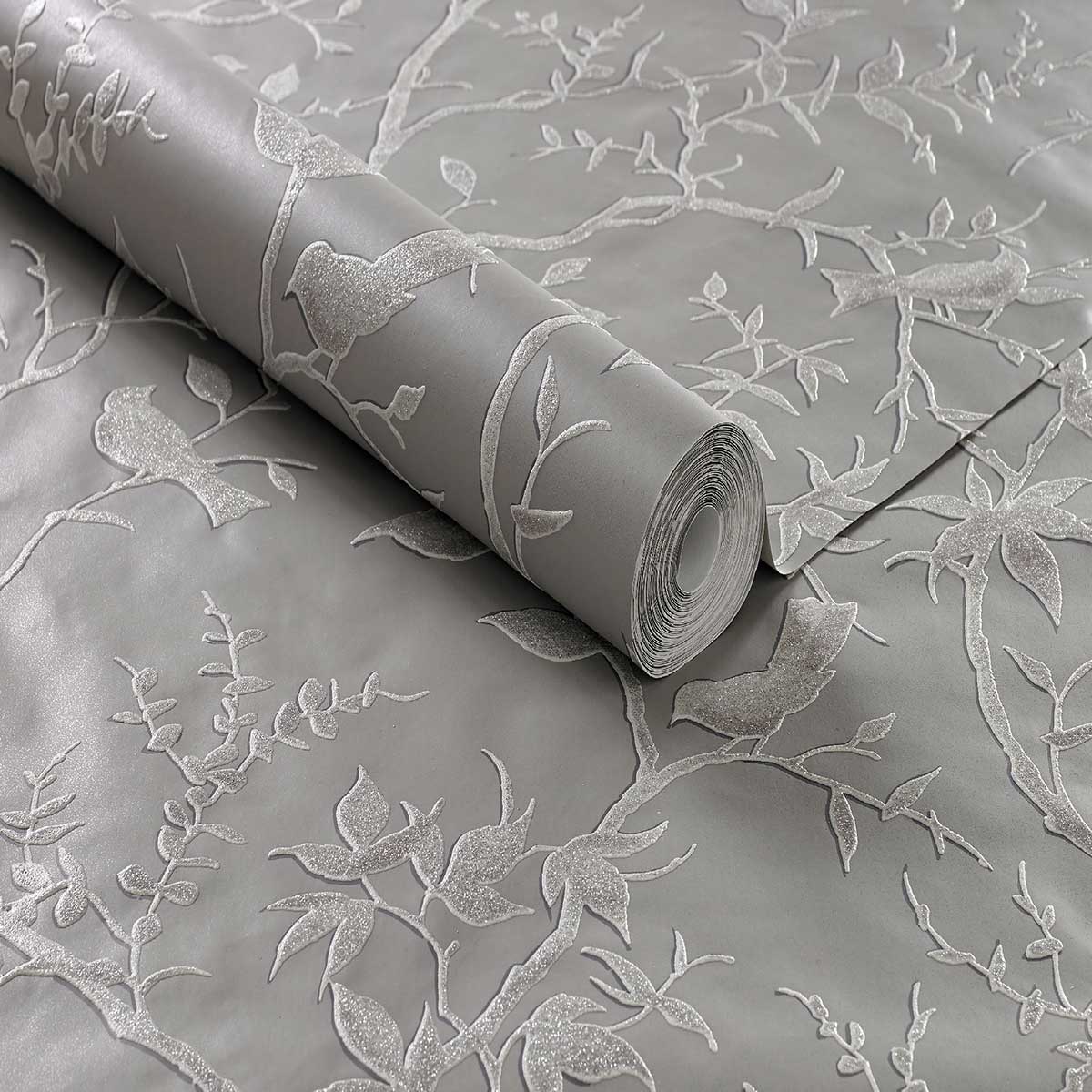 Tapet Superfresco Easy Glitter Fåglar 104126