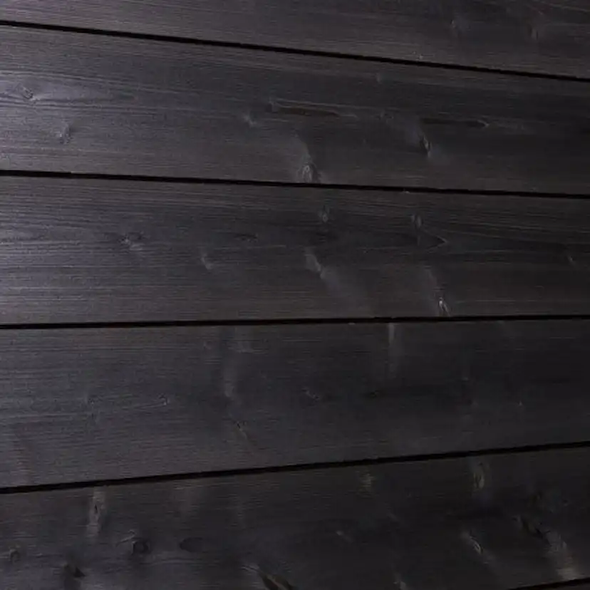 Bastupanel 14x120 mm Sauna Sweden 6st/pkt. 2370 mm Färg: Svartvaxad