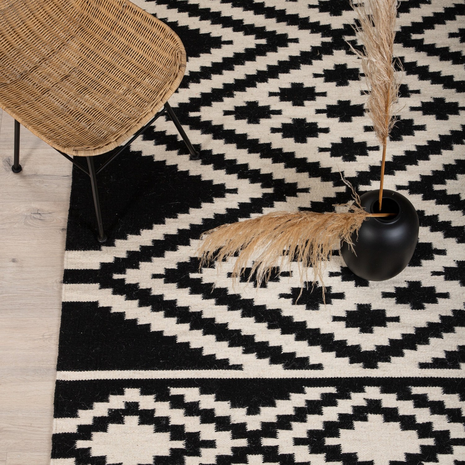 Handvävd Matta Venture Home Indari Ull