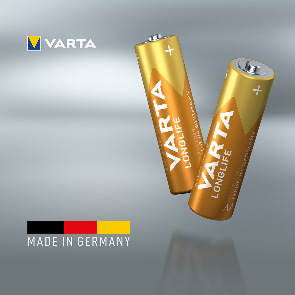 Batteri VARTA Alkaliska Longlife LR6/AA 4-Pack