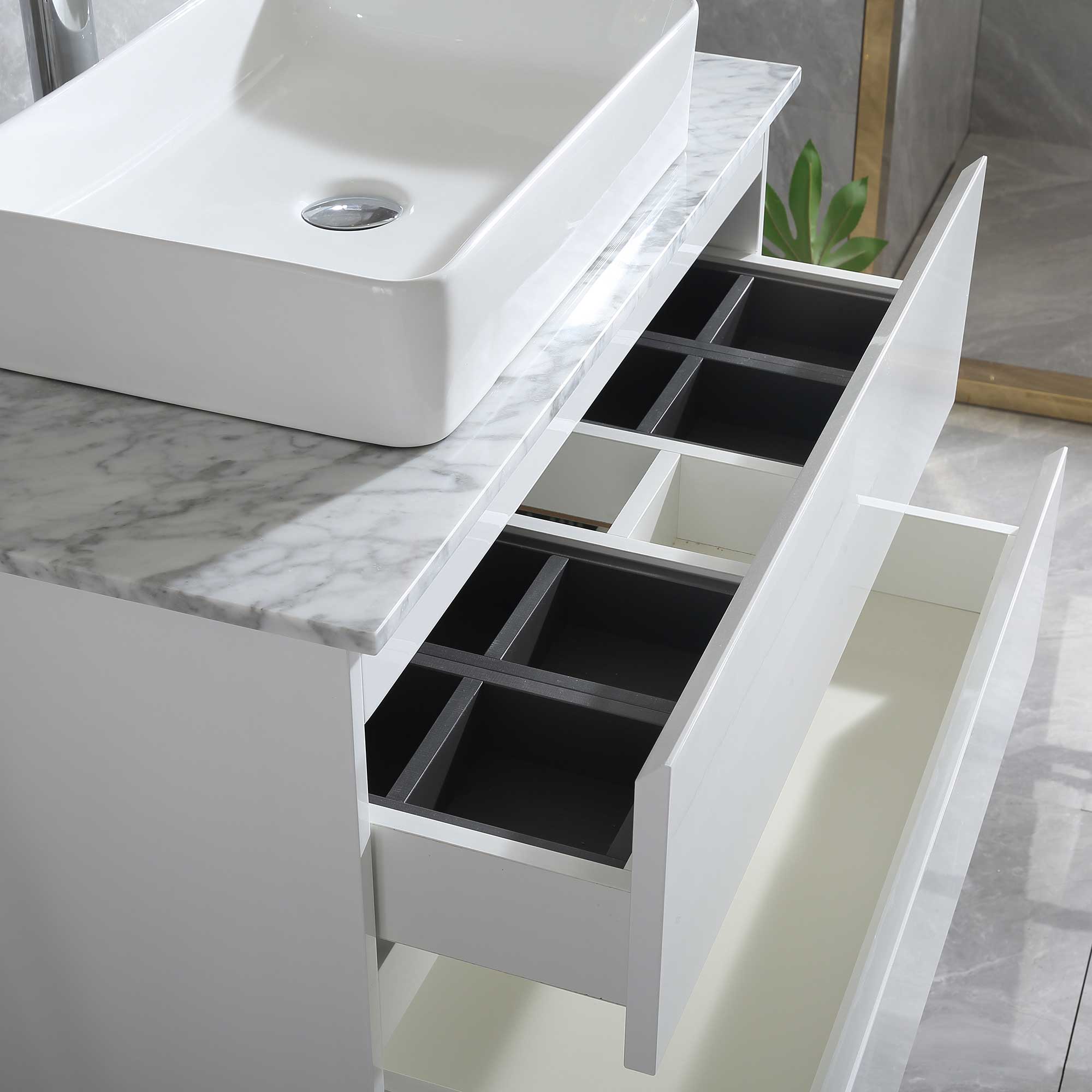 Tvättställsskåp Bathlife Extas Vit