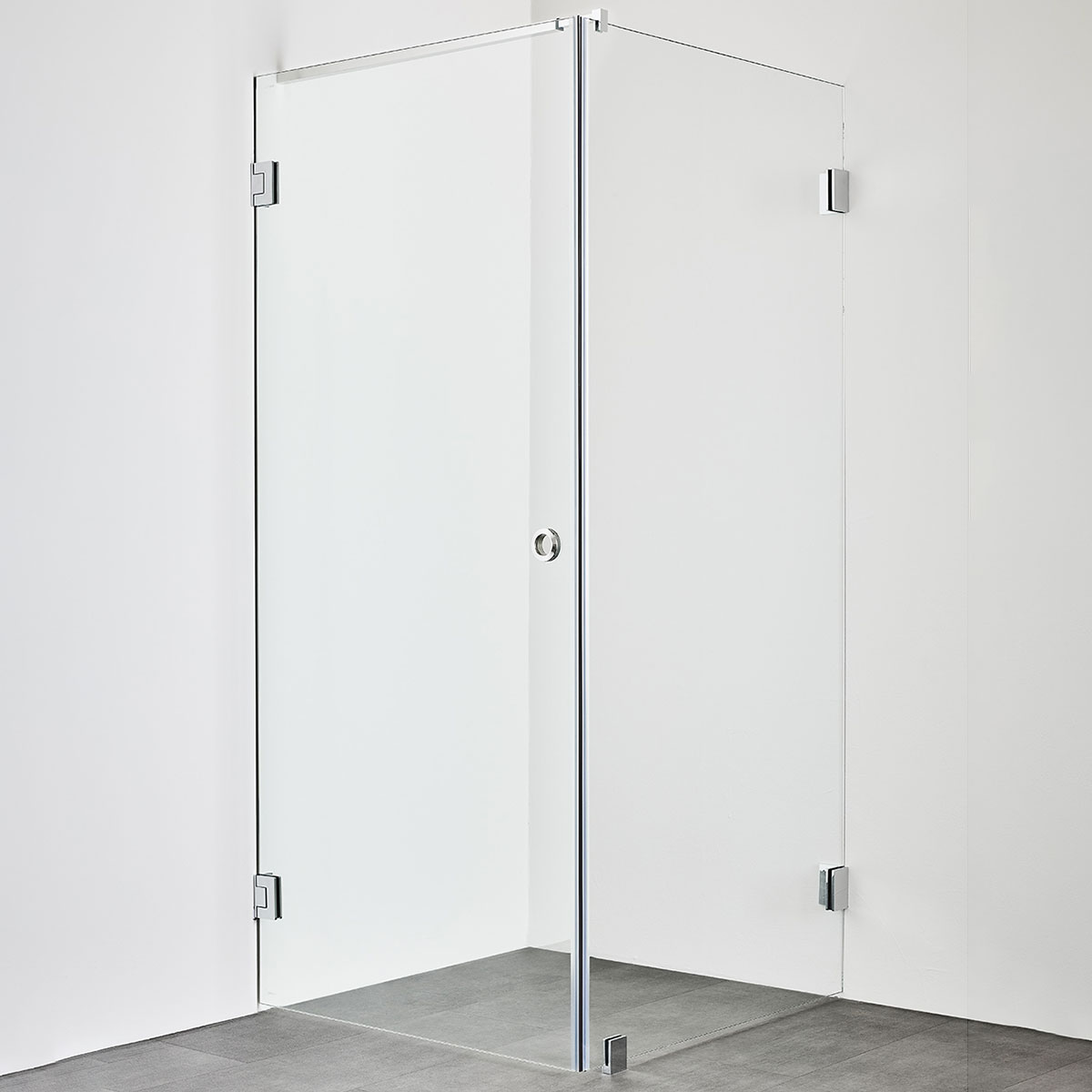DUSCHHÖRN INFINITY COMBI DÖRR/VÄGG 100X90 KROM Krom, BxD: 1000 (Dörr) x 900 (Vägg) mm