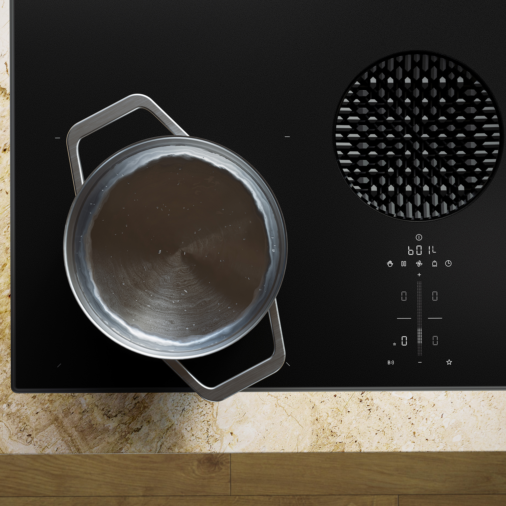 BORA X Pure 2 rough Induktion