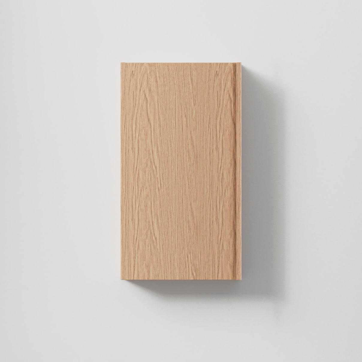 Väggskåp Carve 40/15 Natural Oak, 2 Hy, Vä Färg: Natural Oak, Hägning: Vänster