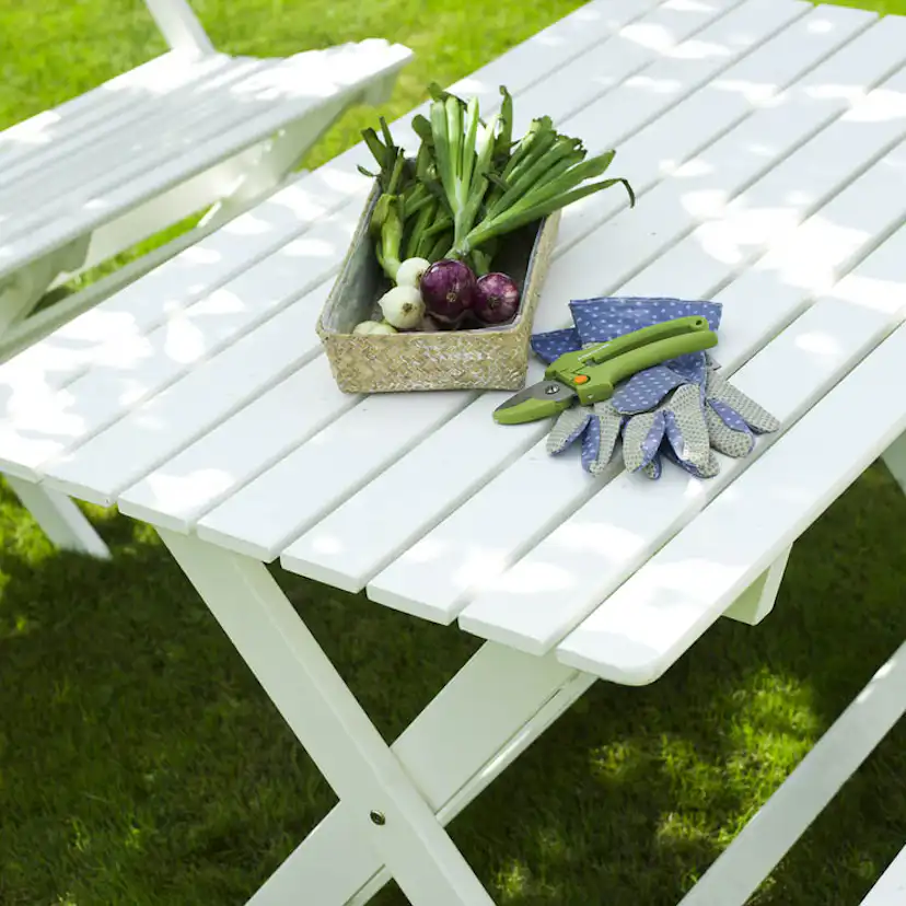 TORPET BORD 67X109 CM, VIT Vit