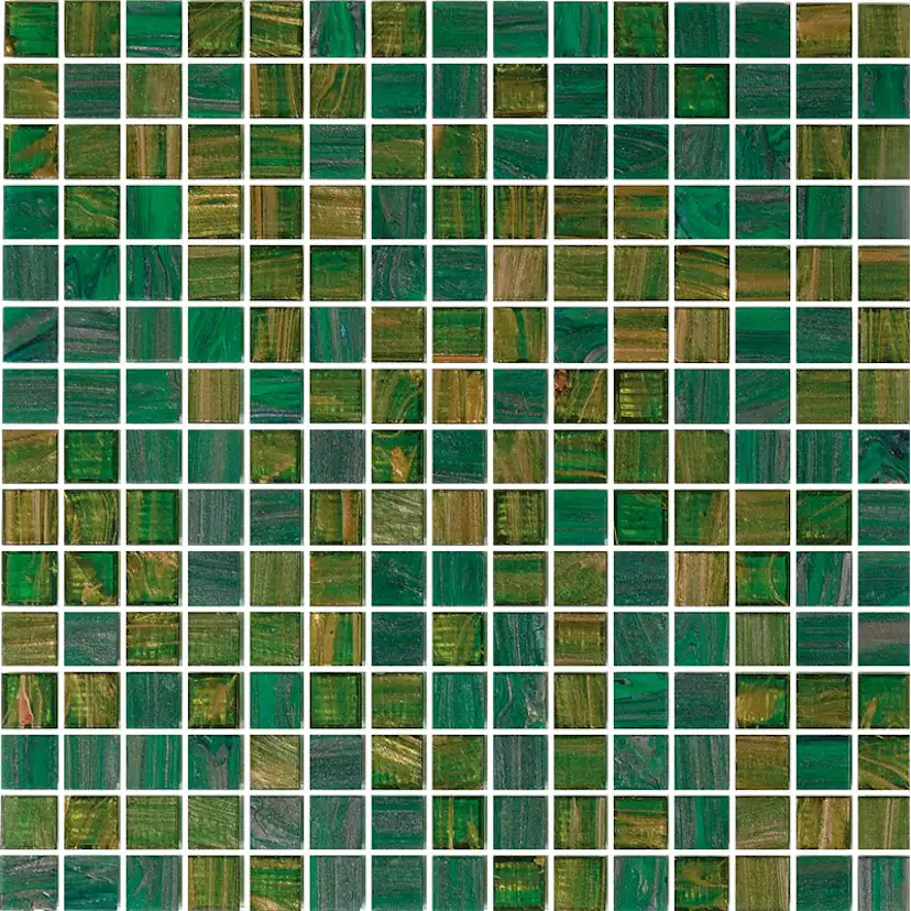 Klinker Konradssons Bisazza L'elba Mix Grön 2x2 cm