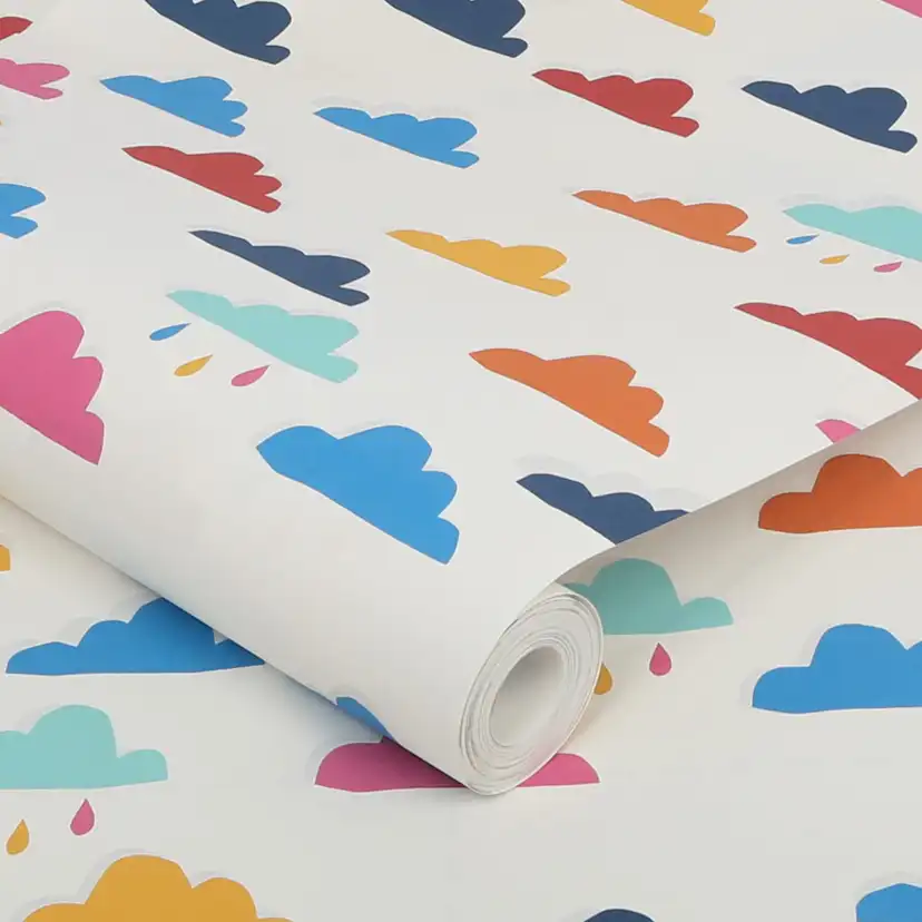 Tapet Joules Whatever The Weather White/rainbow