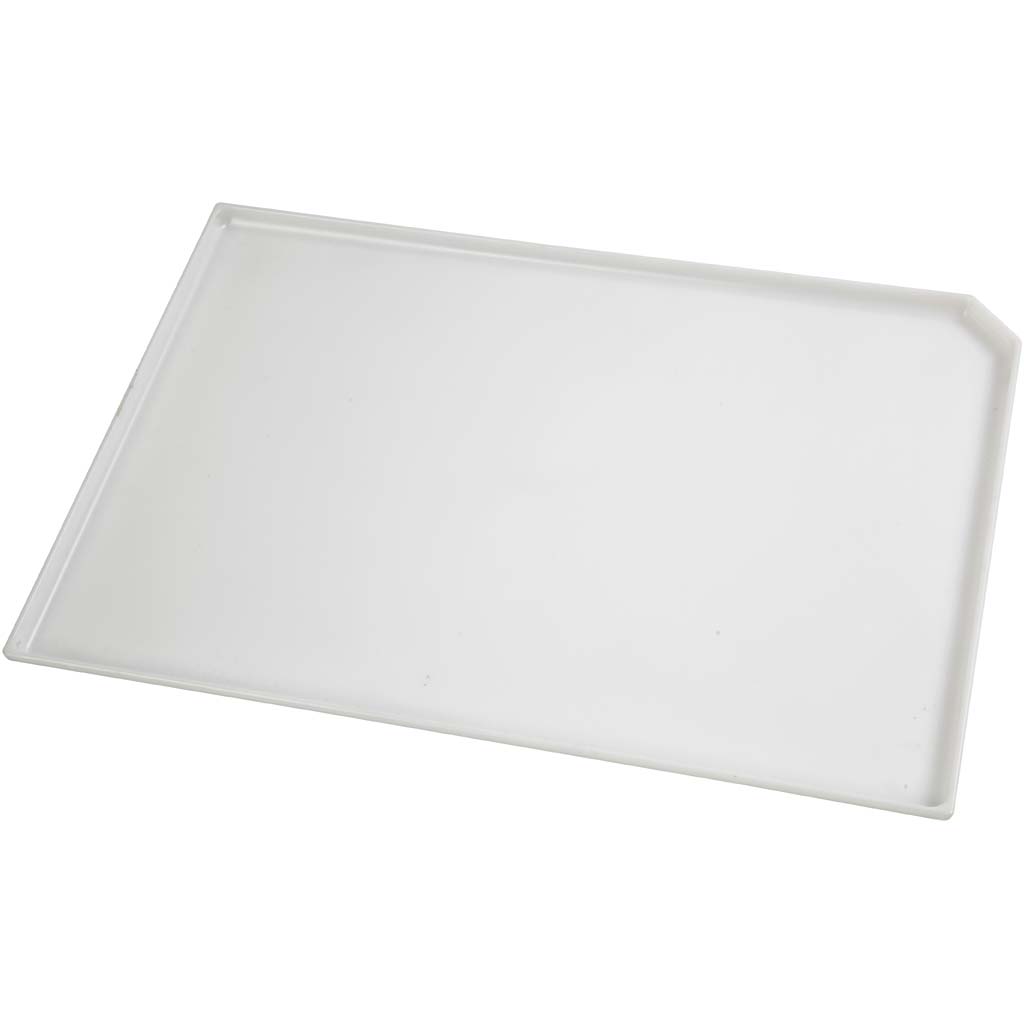 Målarbricka Creativ Company Stl 22,5x33 cm Vit 1 St