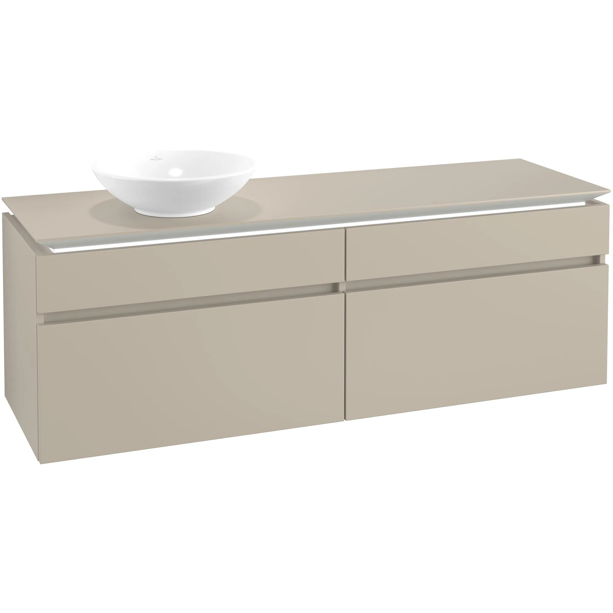 Tvättställsskåp Villeroy & Boch Legato 1600 med 4 Lådor för Fristående Tvättställ