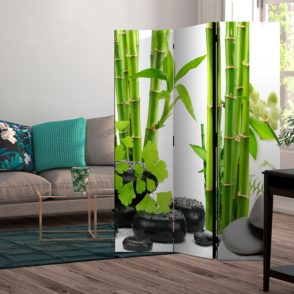 Rumsavdelare Skärmvägg Arkiio Bamboos And Stones 135x172 cm