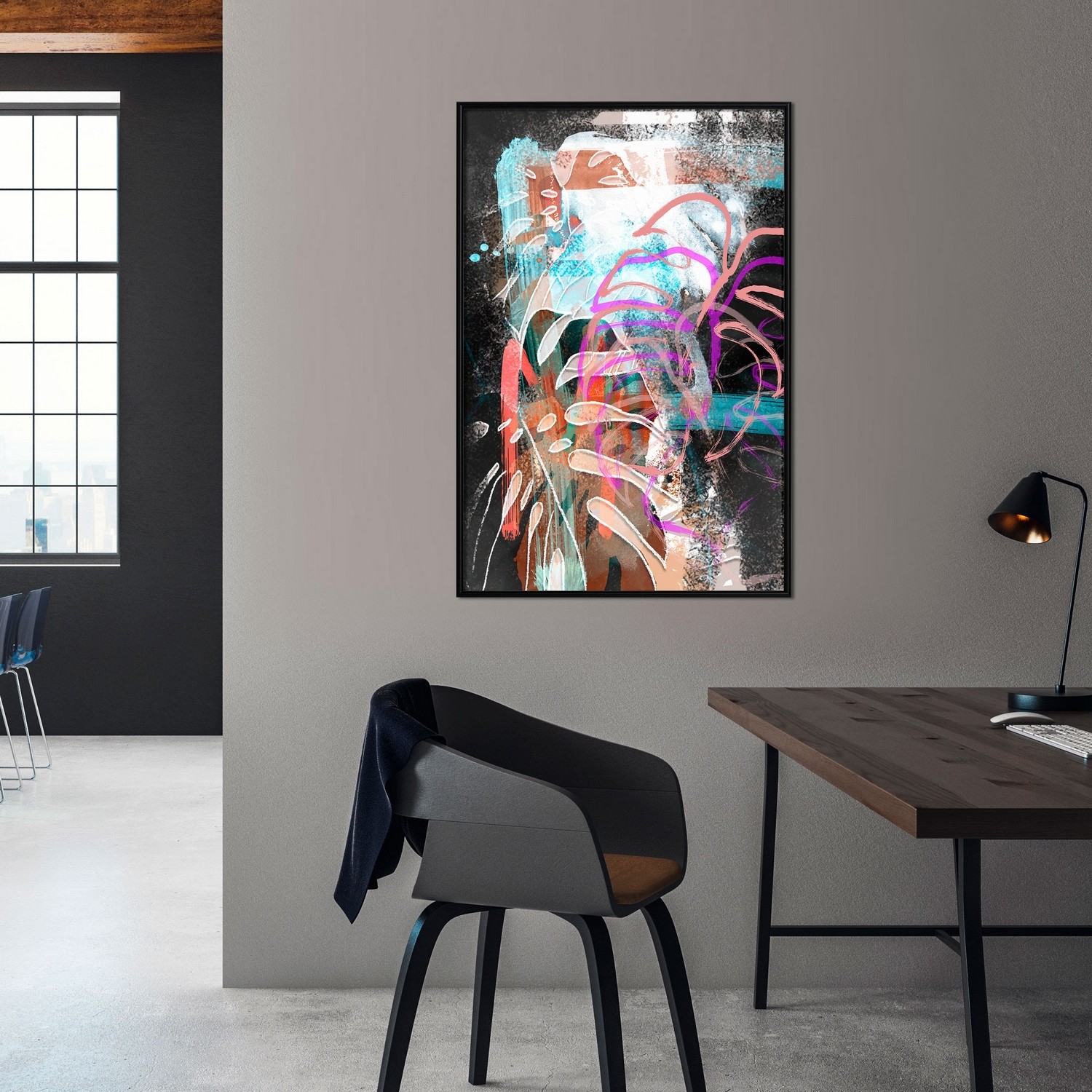 Poster Artgeist Affisch Colourful Expression