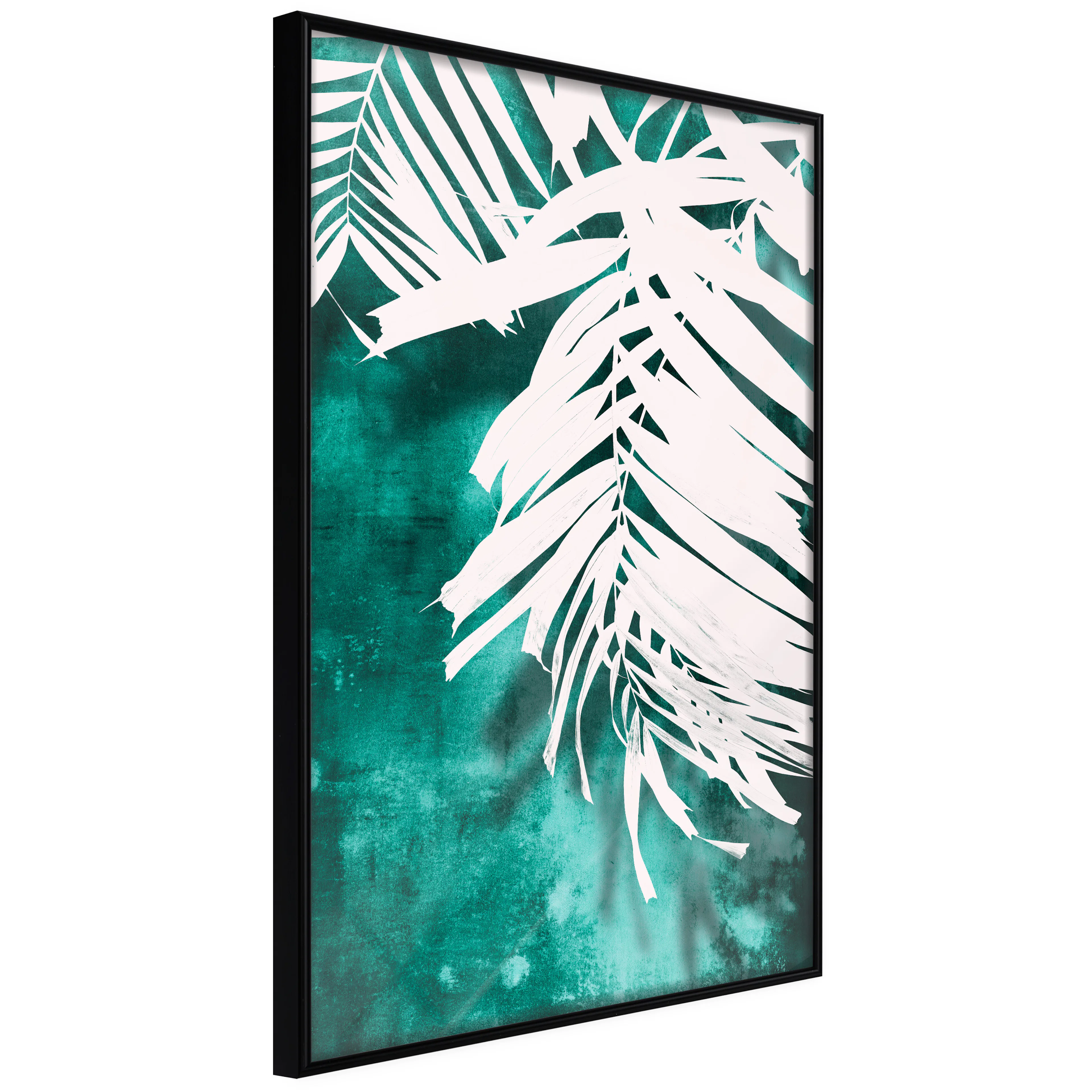 Affisch - Emerald Shadow [Poster] 20x30 Svart ram, 20x30 cm