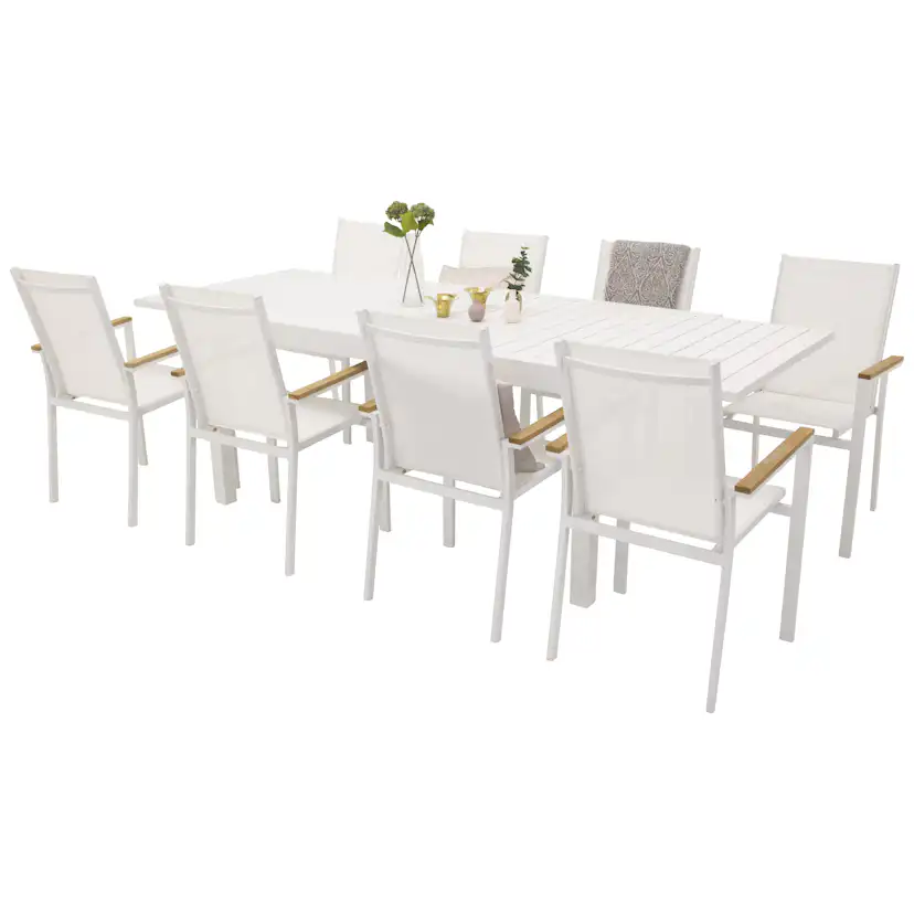 Matgrupp Venture Home Madrid 160/240 med 8 Tilly Stolar