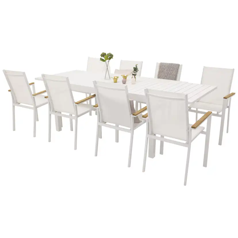 Matgrupp Venture Home Madrid 160/240 med 8 Tilly Stolar
