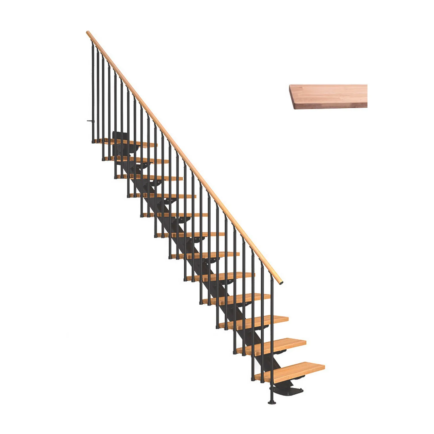 SYDNEY ek vit-oljad rak antracit CLASSICIII 11T 85W Antracit, Bredd: 850 mm, Max Takhöjd: 2220-2700 mm
