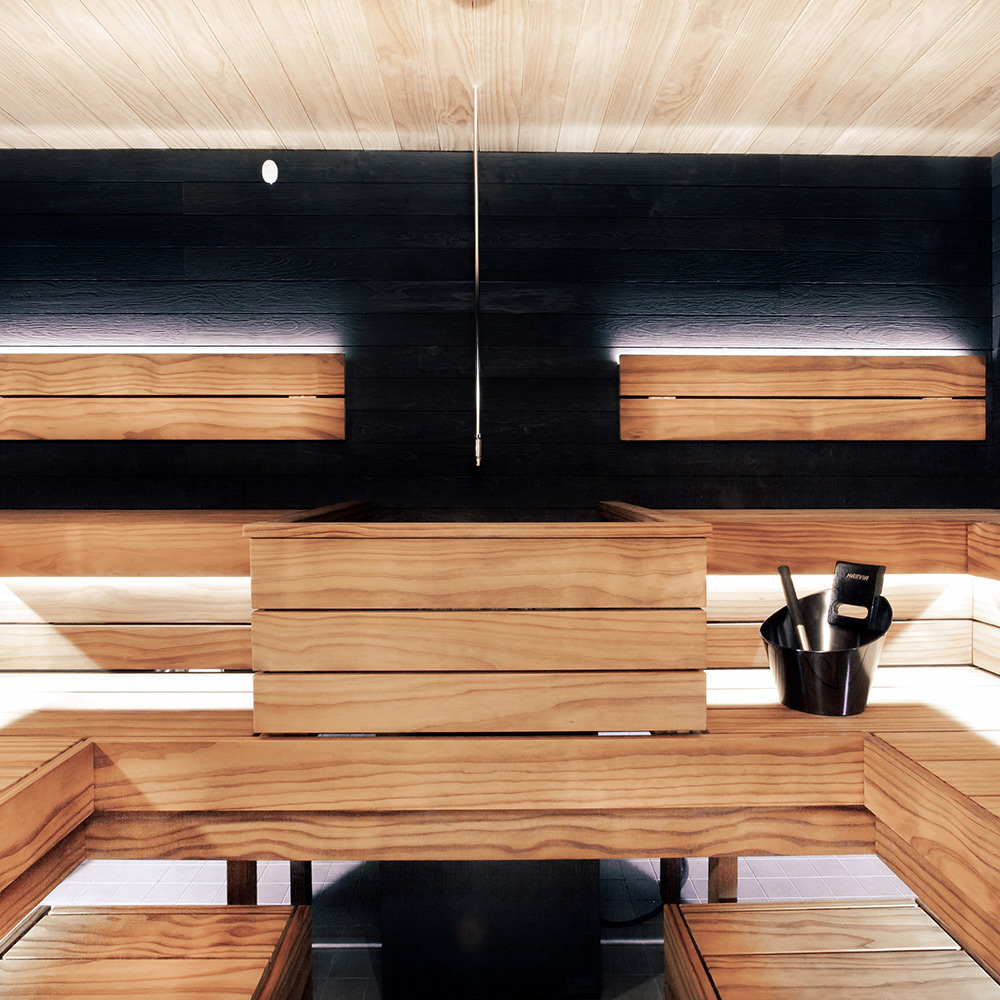 Bastuset Harvia Svart Stål