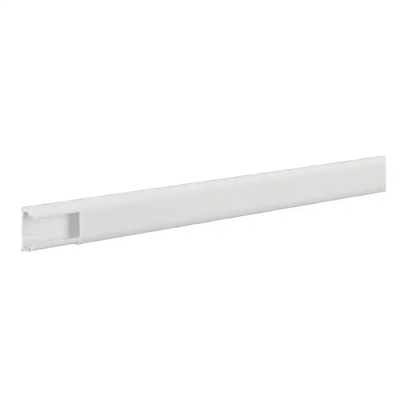 Minikanal Hager ATA 13 x 24 mm 2,1 meter med Dubbelhäftande Tejp PVC Vit RAL 9016