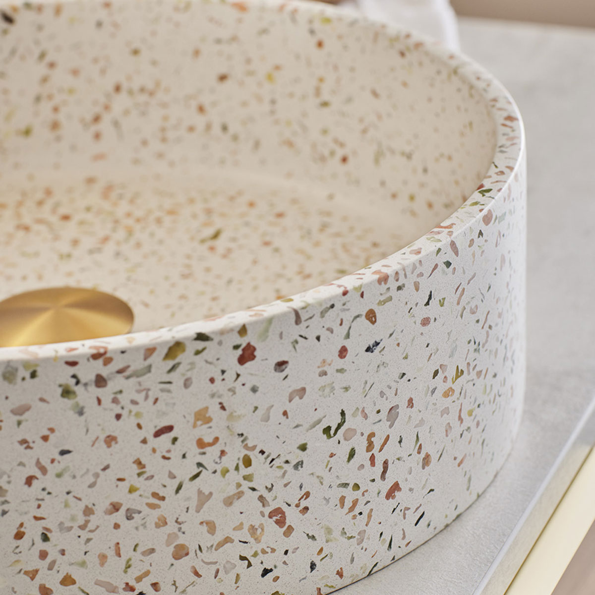 Tvättställ Hafa Circle Terrazzo