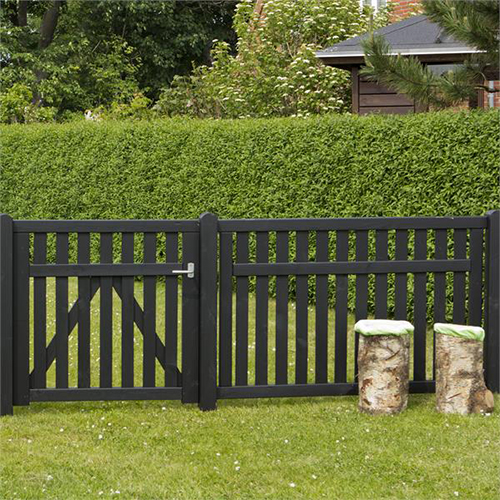 Staket PLUS Country 149x96 cm Svart