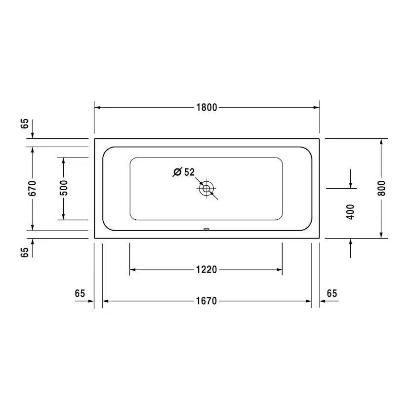Badkar Duravit D-Code