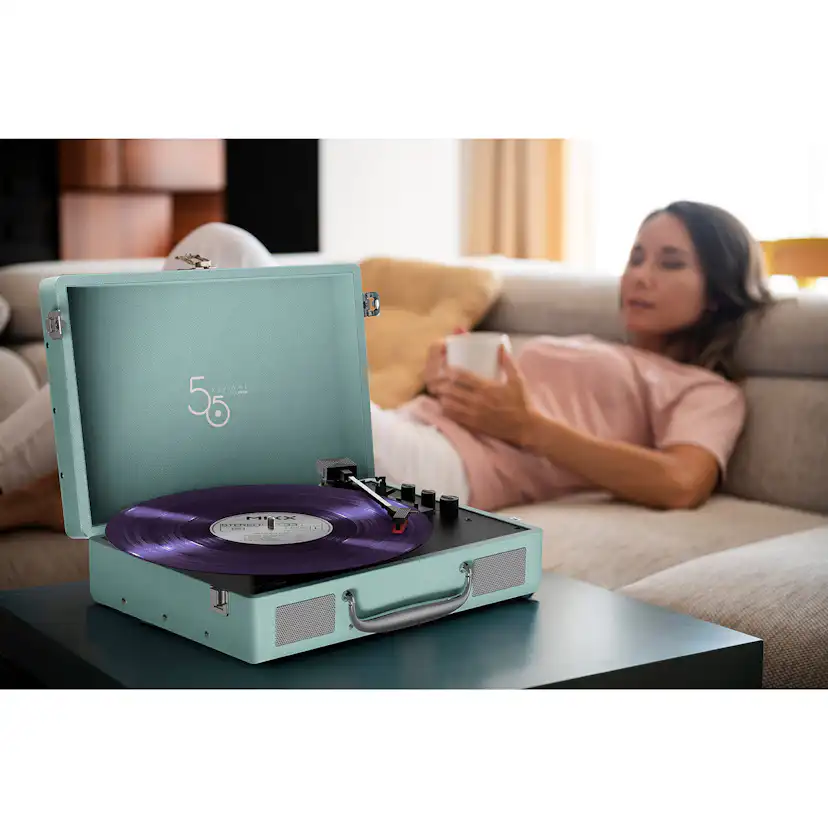 MIXX Vinyl Skivspelare Revival 55 Stereo Grön Färg: Grön