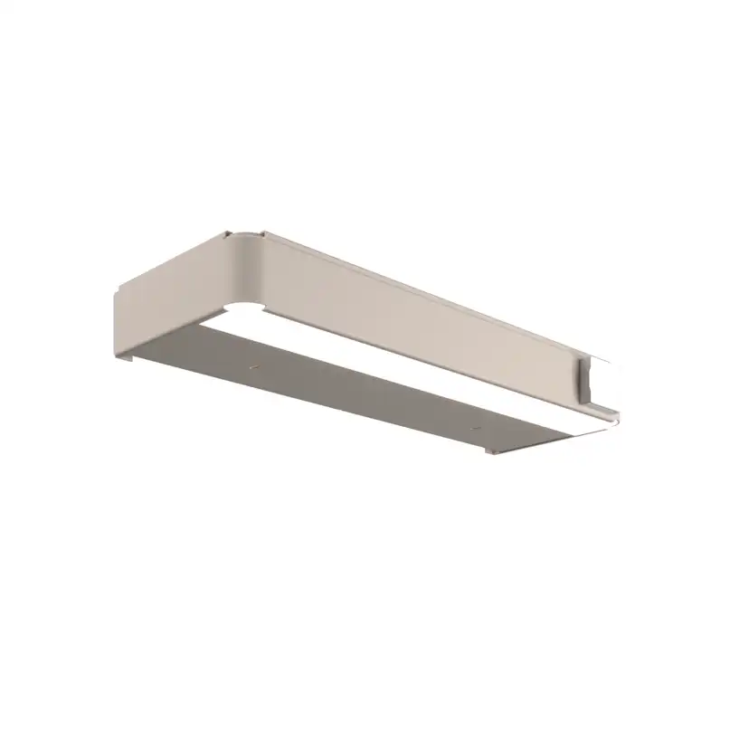 LED-bel. 55 Sand 230V Hö JFB 550 mm, Eluttag till Höger och Jordfelsbrytare, Sand