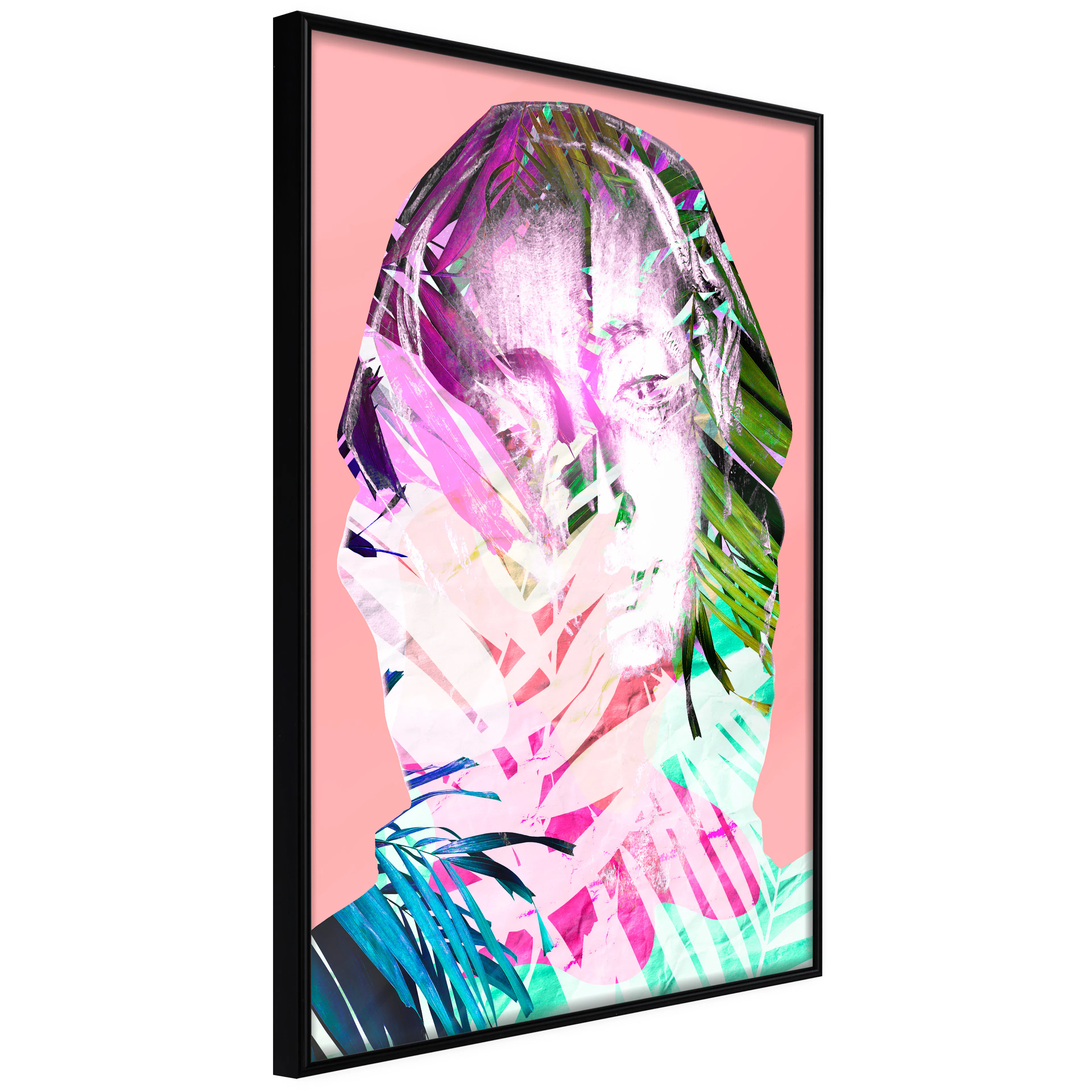 Affisch - Palm Madonna [Poster] 20x30 Svart ram, 20x30 cm