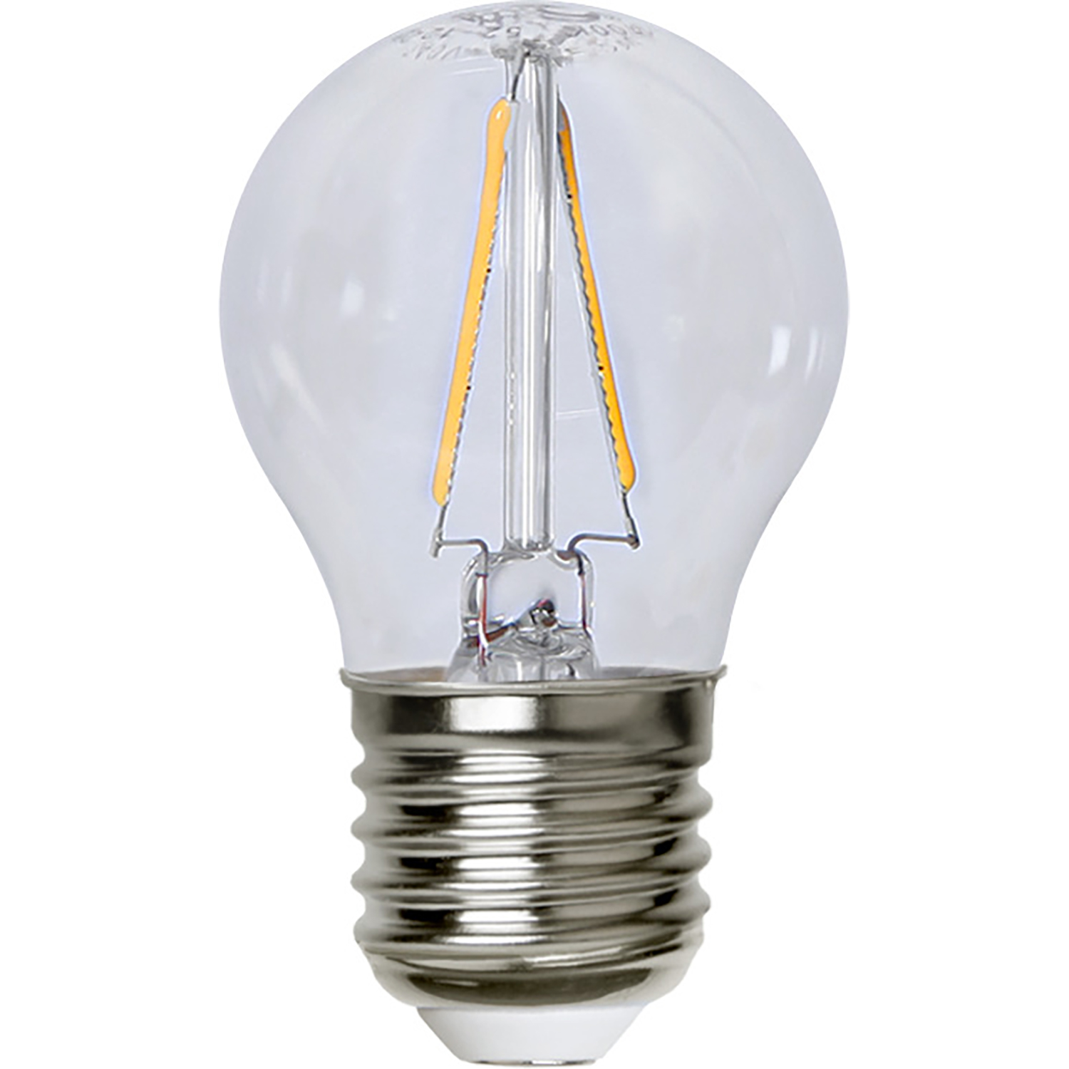 LED-lampa Star Trading Filament E27 G45 Klar 1,5W